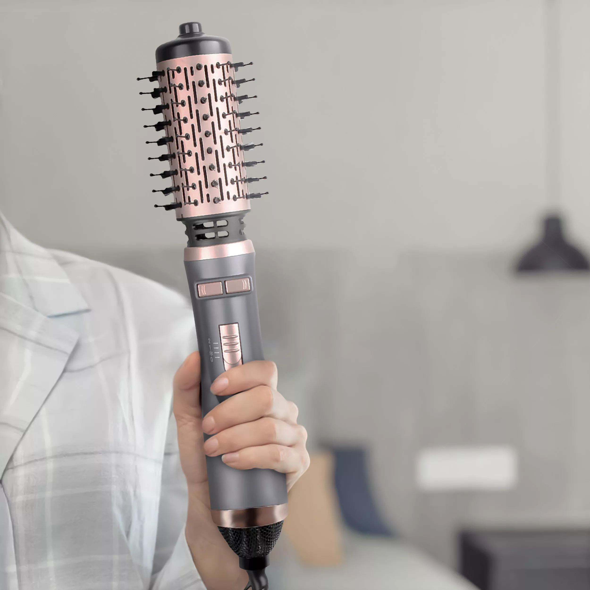 سشوار برس دار چرخشی انزو پروفیشینال مدل EN-742