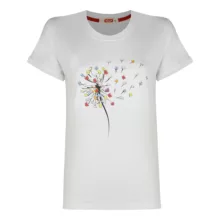 تی شرت آستین کوتاه زنانه مادر مدل 2140211 رنگ سفید