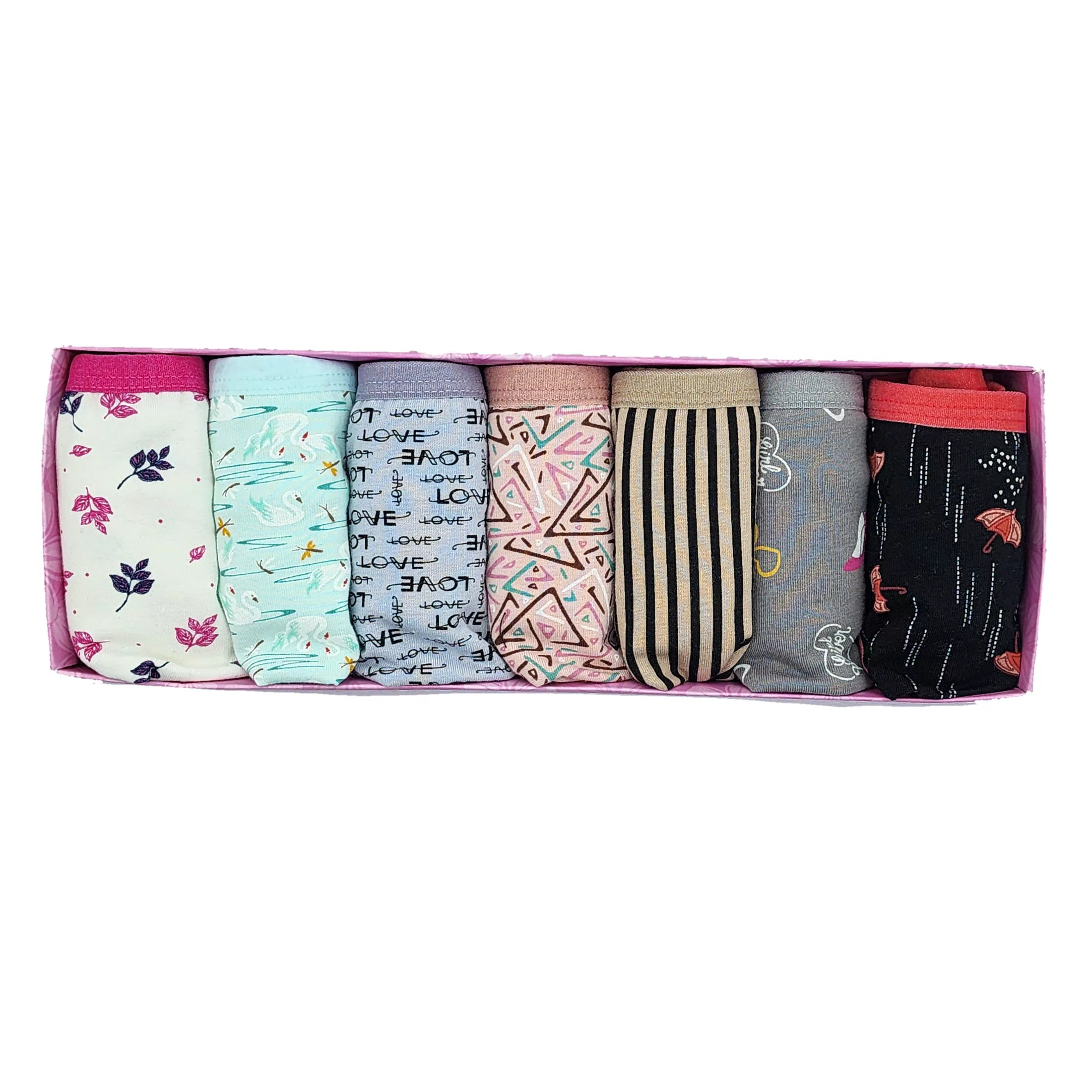 شورت زنانه آداک مدل نخی بسته 7 عددی