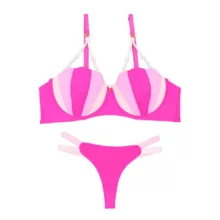 ست شورت و سوتین زنانه مدل صدفی