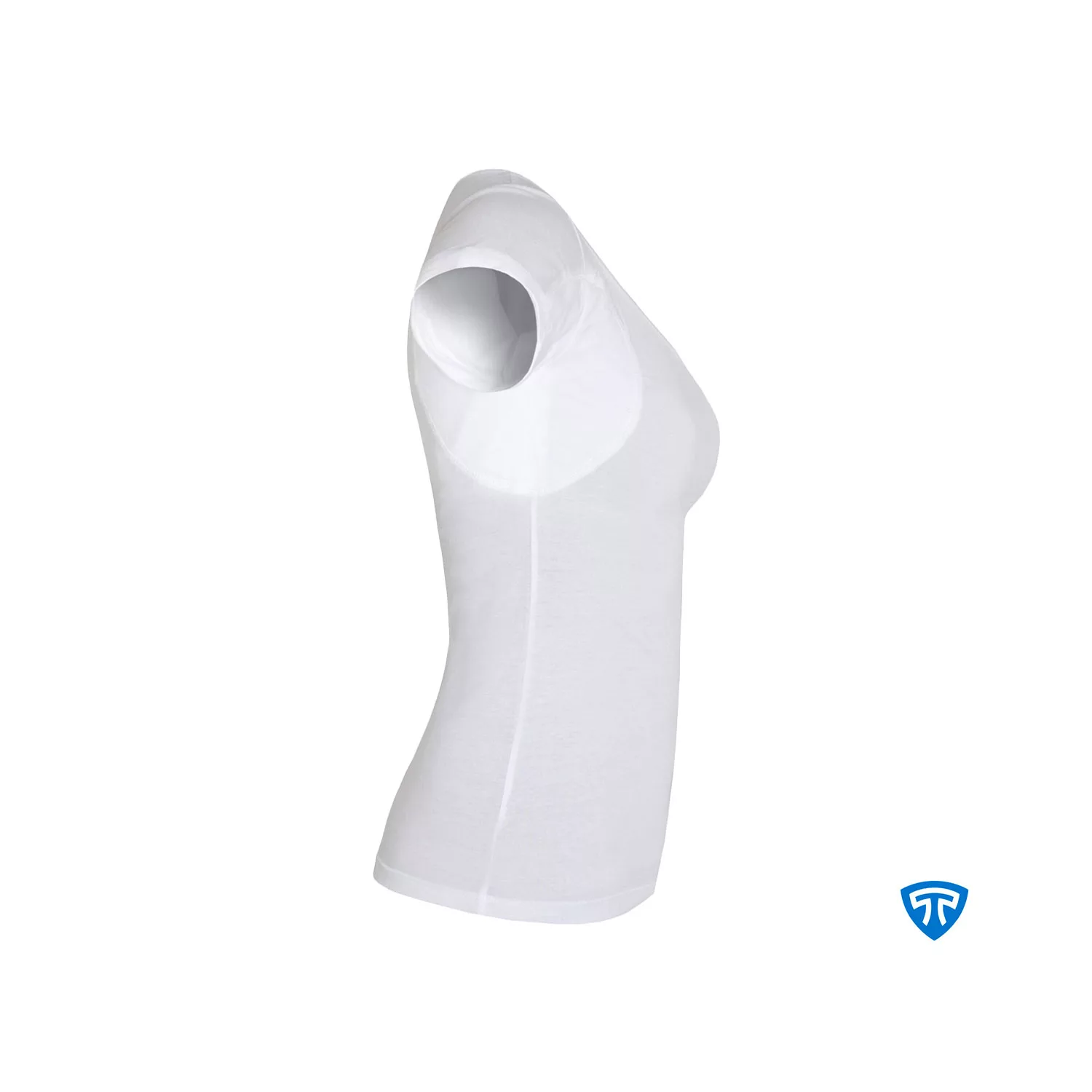 تی شرت آستین کوتاه زنانه تاپیک مدل ضد تعریق رنگ سفید