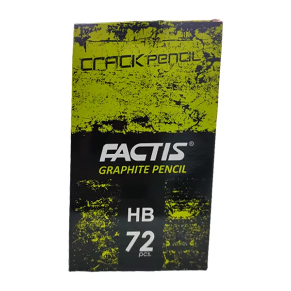 مداد مشکی فکتیس طرح ترک دار بسته 72 عددی