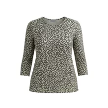 تی شرت آستین بلند زنانه ال سی وایکیکی مدل 300 رنگ مشکی