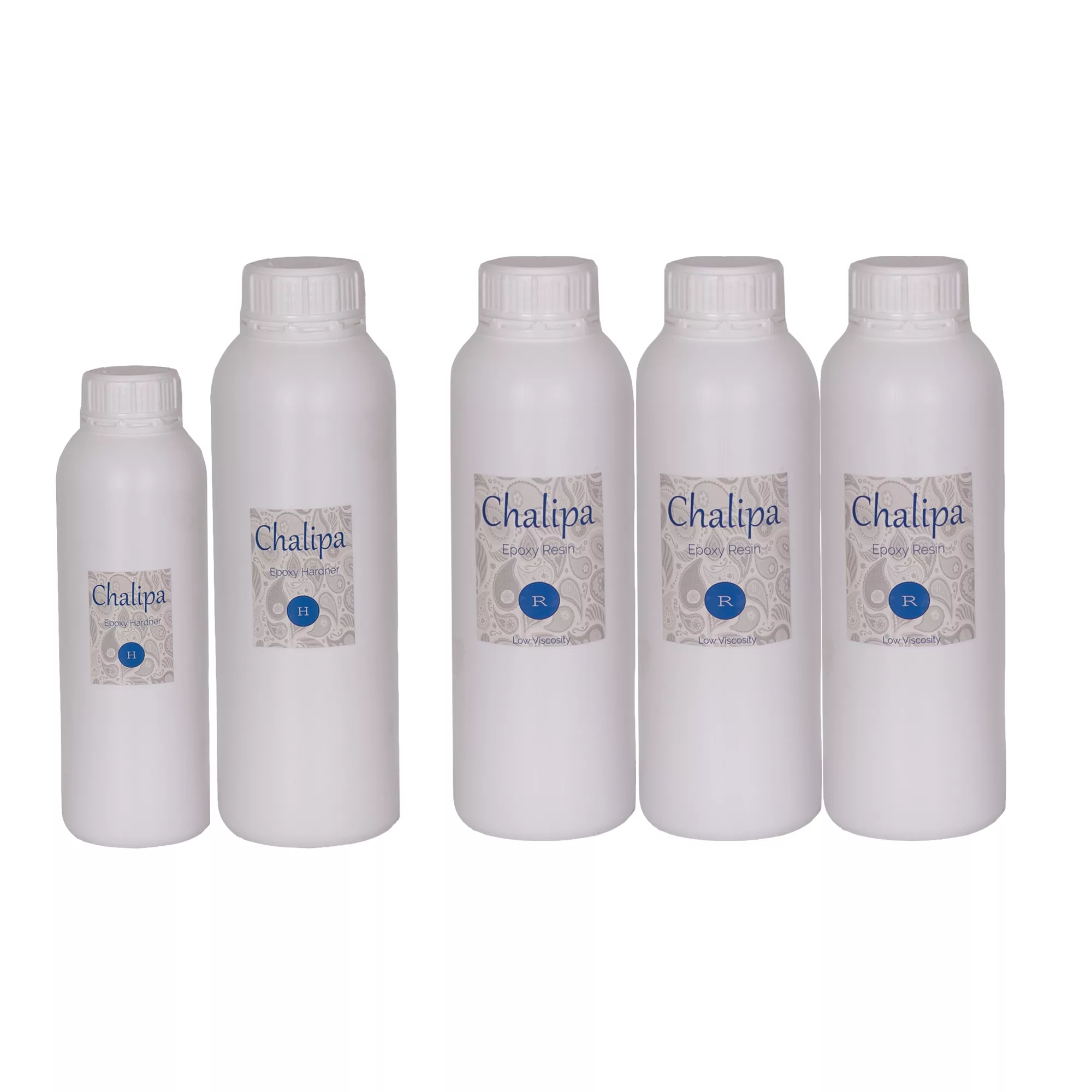 رزین اپوکسی چلیپا مدل RHR005 حجم 4500 میلی لیتر به همراه هاردنر مجموعه 5عددی