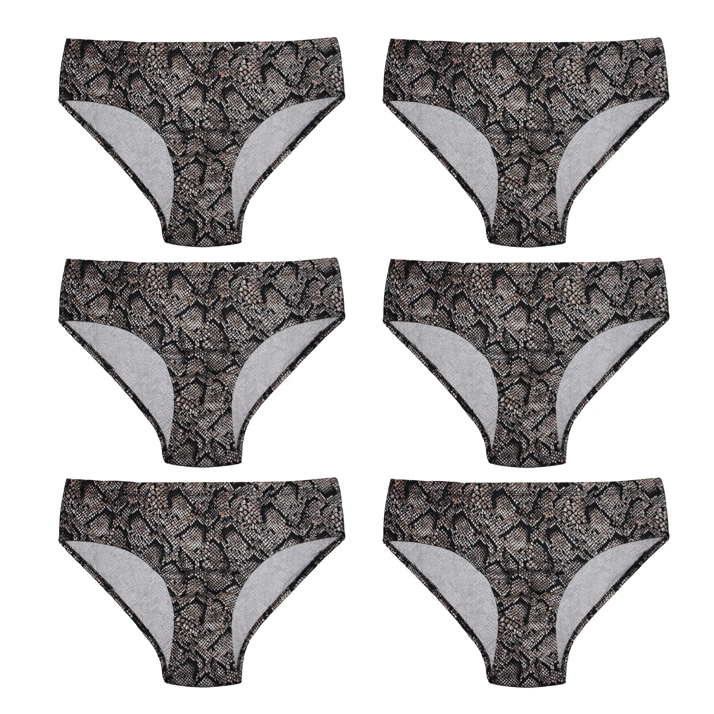 شورت زنانه چیندکا مدل پوست ماری کد 1005 مجموعه 6 عددی