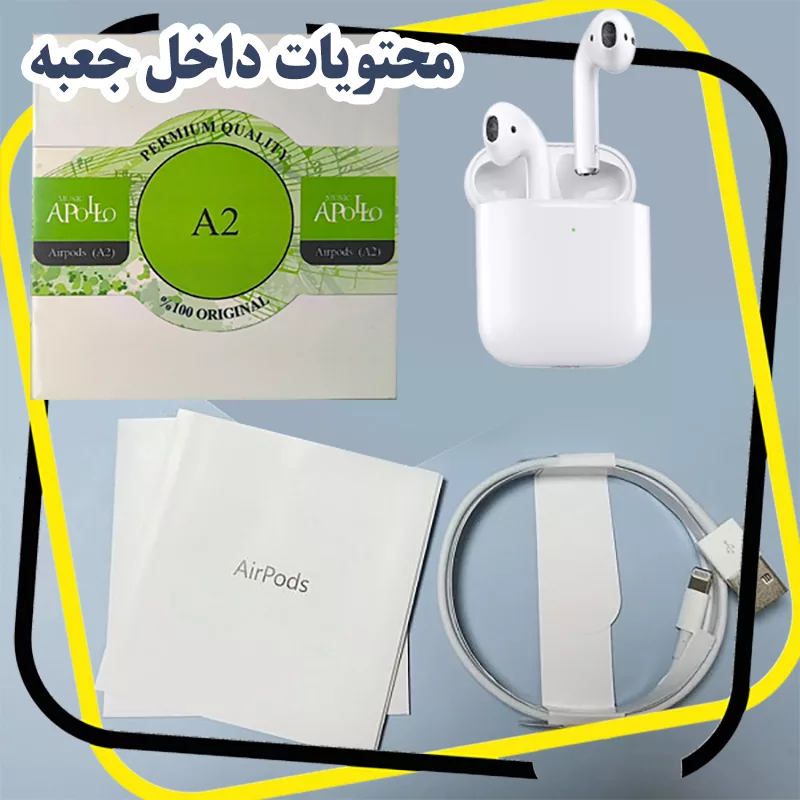 هدفون بلوتوثی موزیک آپولو مدل TWSA2 SECURE