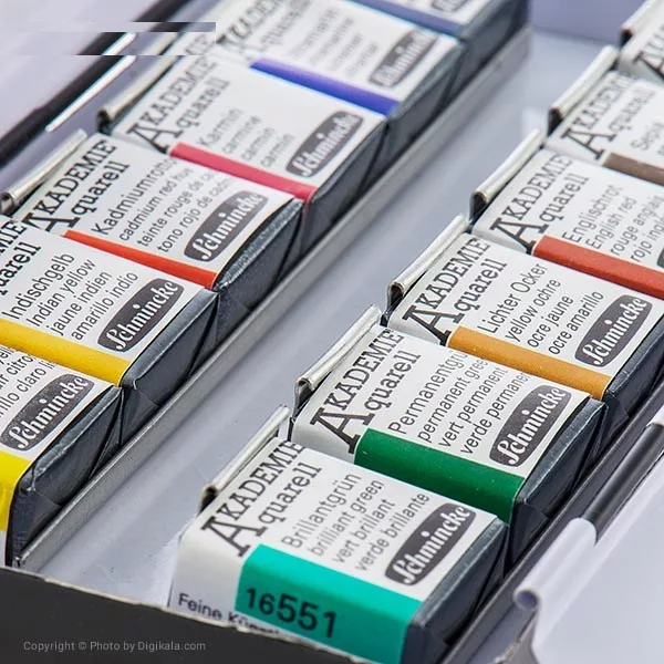 آبرنگ 12 رنگ اشمینک مدل Akademie کد 75112