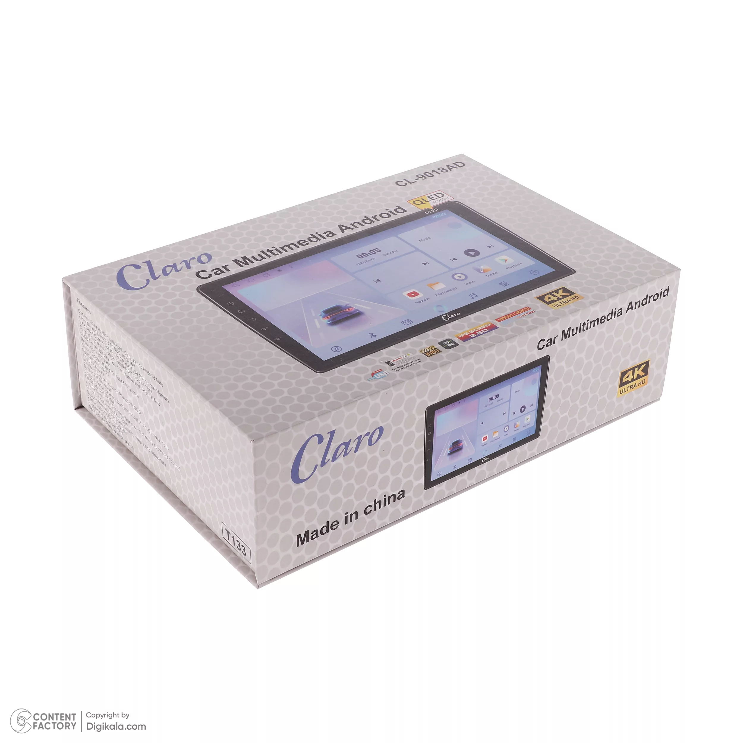 پخش کننده تصویری خودرو کلارو مدل CL-9018AD