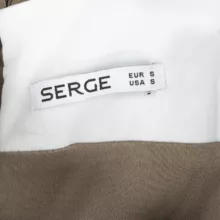 سارافون زنانه سرژه مدل 205480 رنگ خاکی