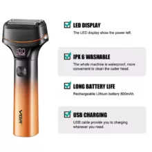 ماشین اصلاح صورت شارژی وی جی ار مدل v-382