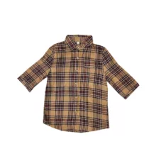 شومیز آستین سه ربع زنانه مدل دینا 01 رنگ قهوه ای