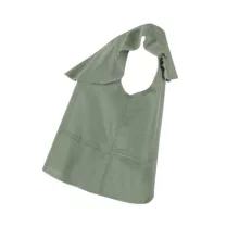 بلوز آستین تا روی شانه یقه گرد زنانه سرژه مدل 202653 رنگ سبز