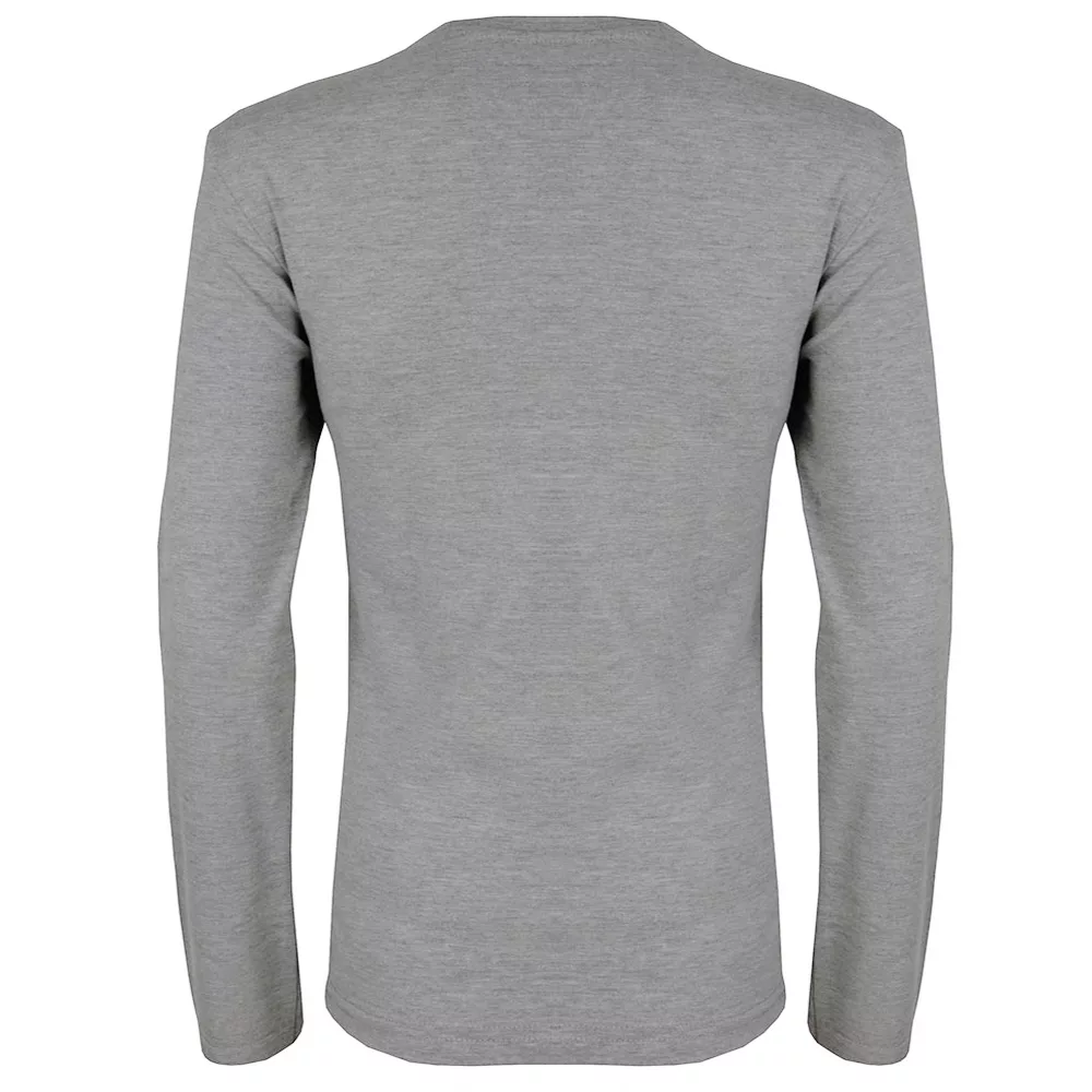 تی شرت آستین بلند زنانه کانتکس مدل 249014419 رنگ طوسی