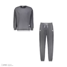 ست سویشرت و شلوار مردانه مدل 003 رنگ طوسی