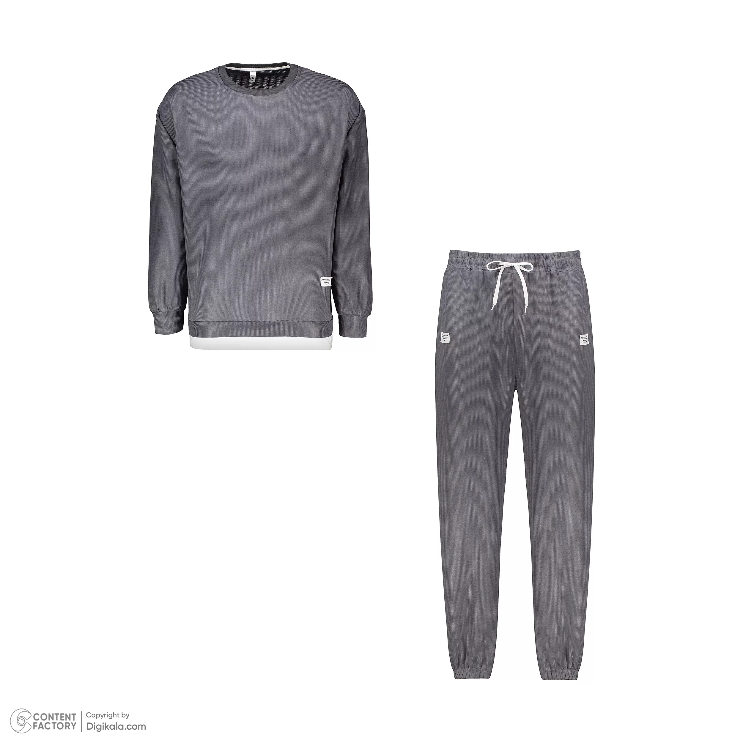 ست سویشرت و شلوار مردانه مدل 003 رنگ طوسی