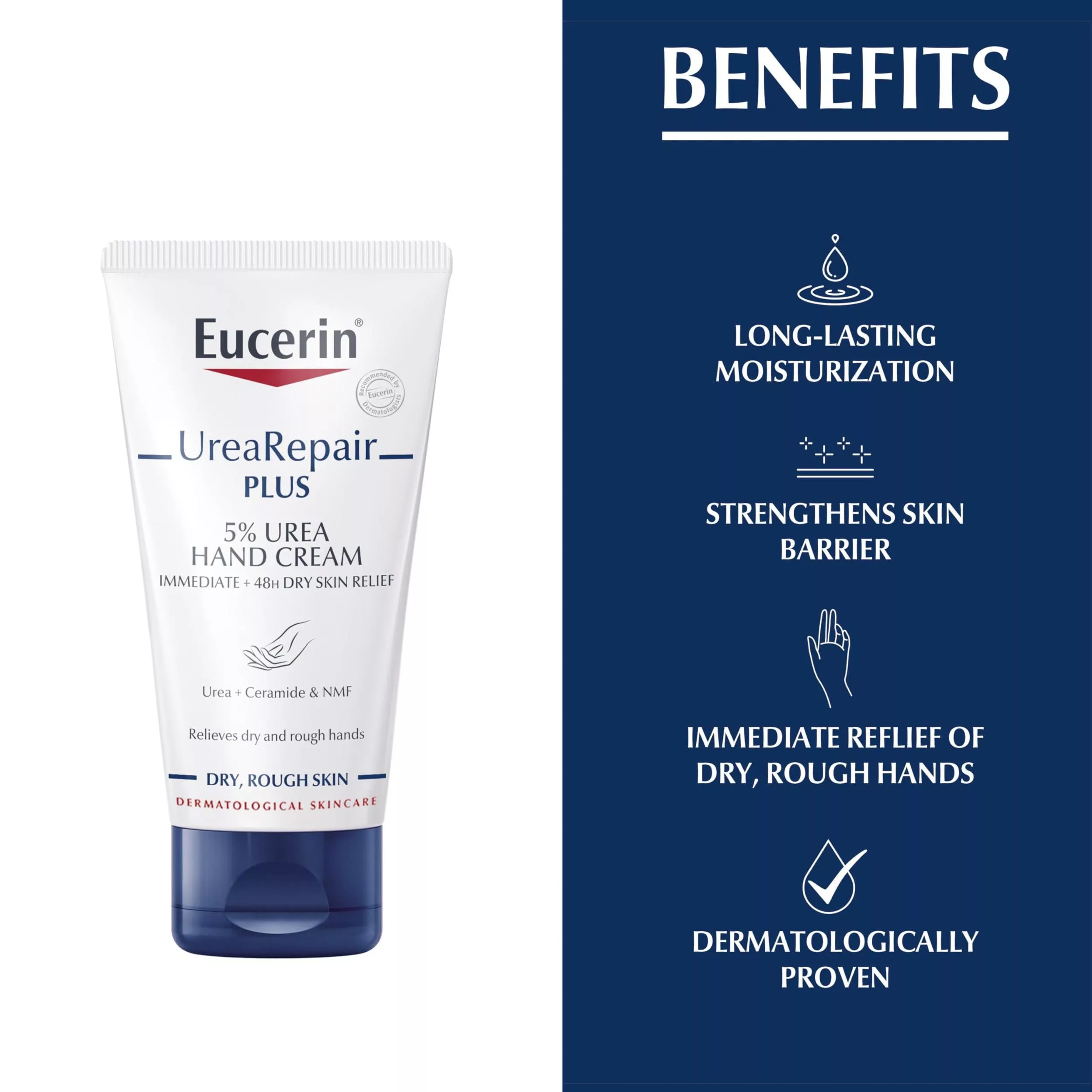 کرم مرطوب کننده اوسرین مدل Urea Repair Plus حجم 75 میلی لیتر