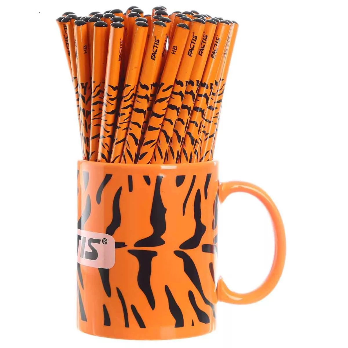 مداد مشکی فکتیس  طرح cheetah بسته 72 عددی