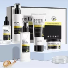 مجموعه مراقبت از پوست سادور مدل Snails and collagen مناسب برای انواع پوست بسته 5 عددی
