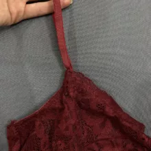 نیم‌تنه زنانه اسنوکس مدل 0609 رنگ زرشکی