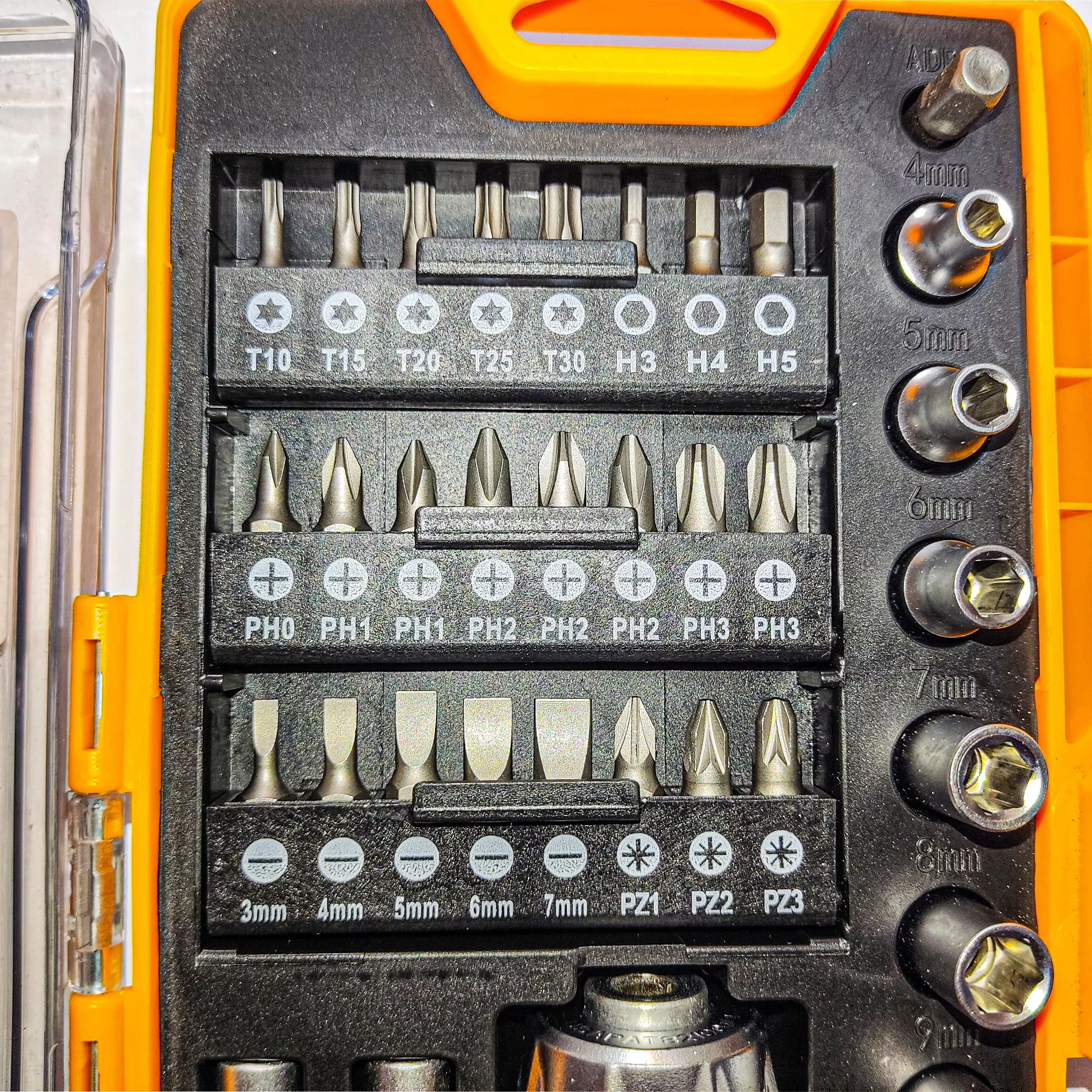 رابط سری پیچ گوشتی و پیچ گوشتی بکسی دینگشی مدل ART: 68638 مجموعه 38 عددی