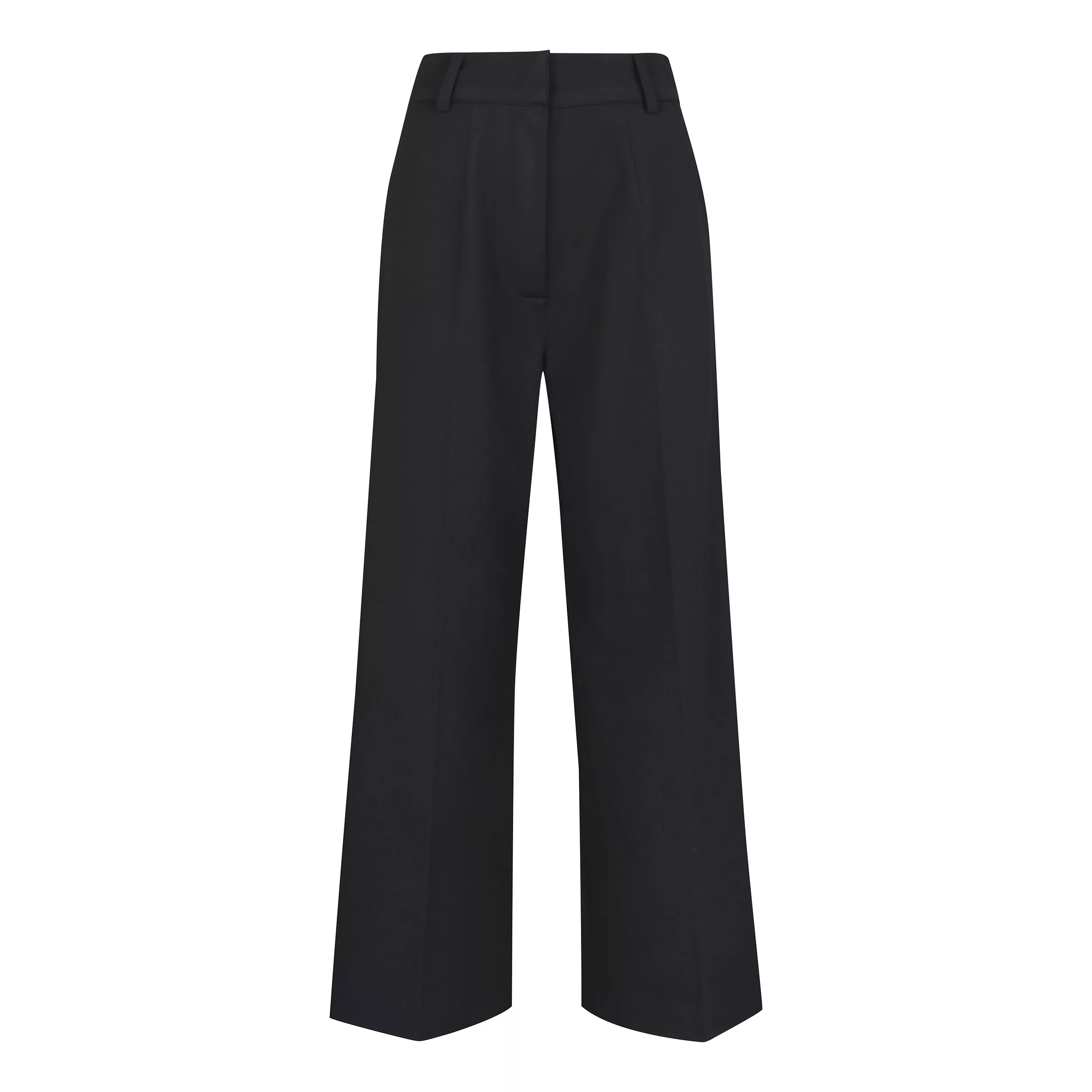 شلوار آزاد زنانه گره استایل مدل P-130 رنگ مشکی