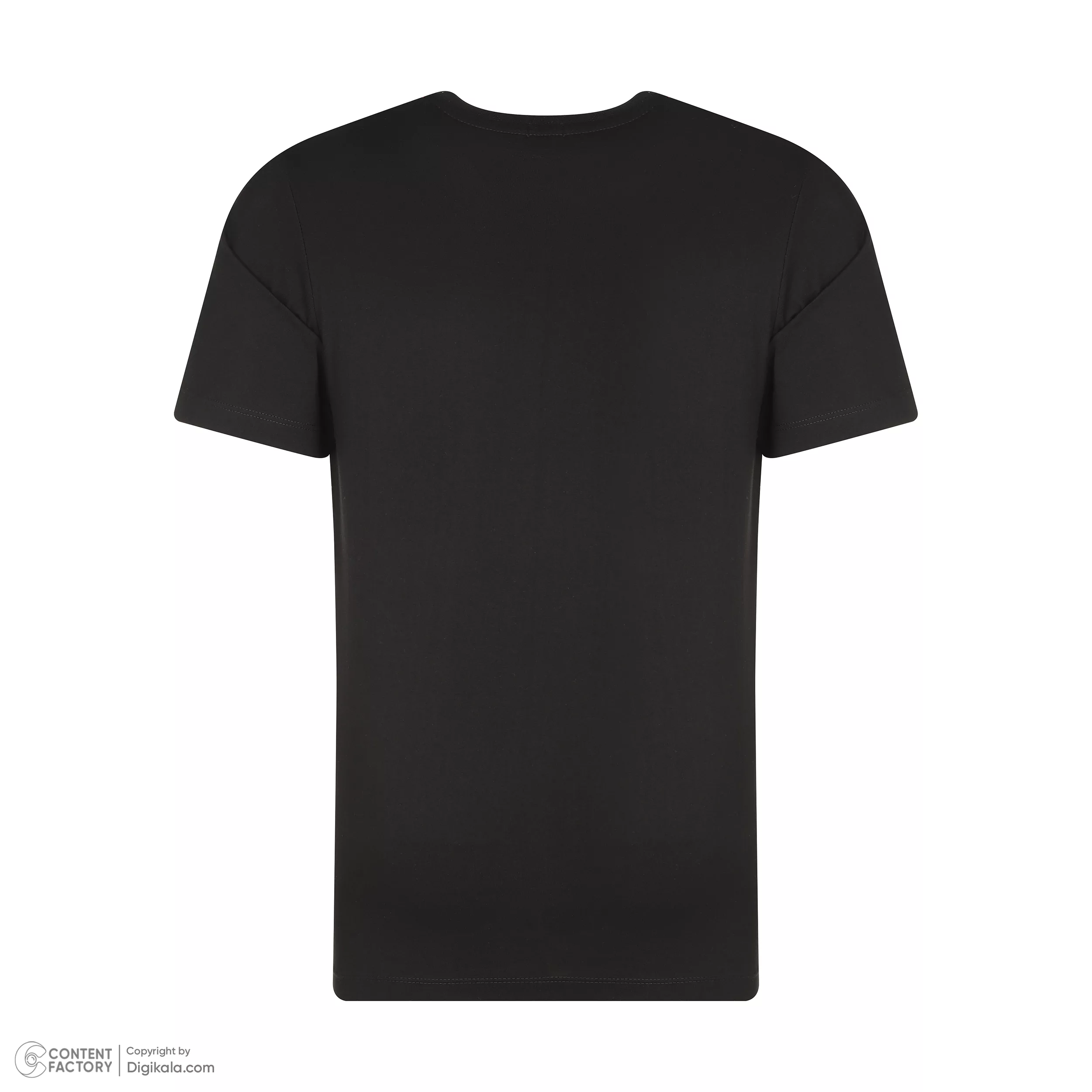 ست تی شرت و شلوارک مردانه مادر مدل 2099912 رنگ مشکی