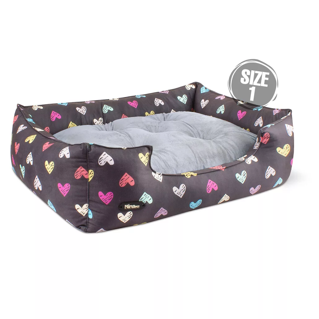 جای خواب سگ و گربه نیناپت مدل وی آی پی یو طرح قلب