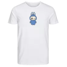 تی شرت آستین کوتاه زنانه طرح لبوبو رنگ مشکی