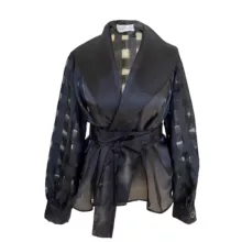 شومیز زنانه مدل شیشه ای ارگانزا