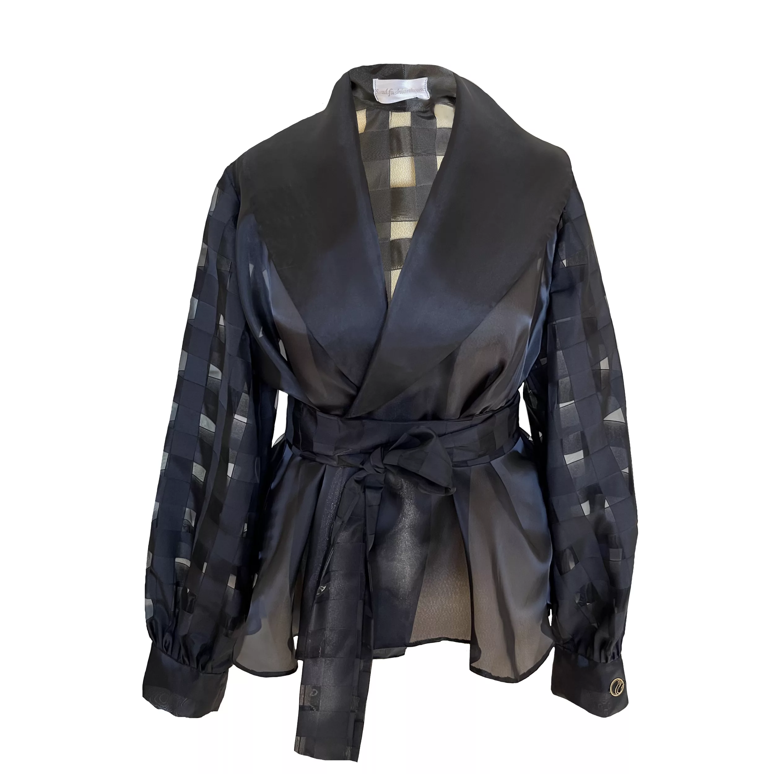 شومیز زنانه مدل شیشه ای ارگانزا