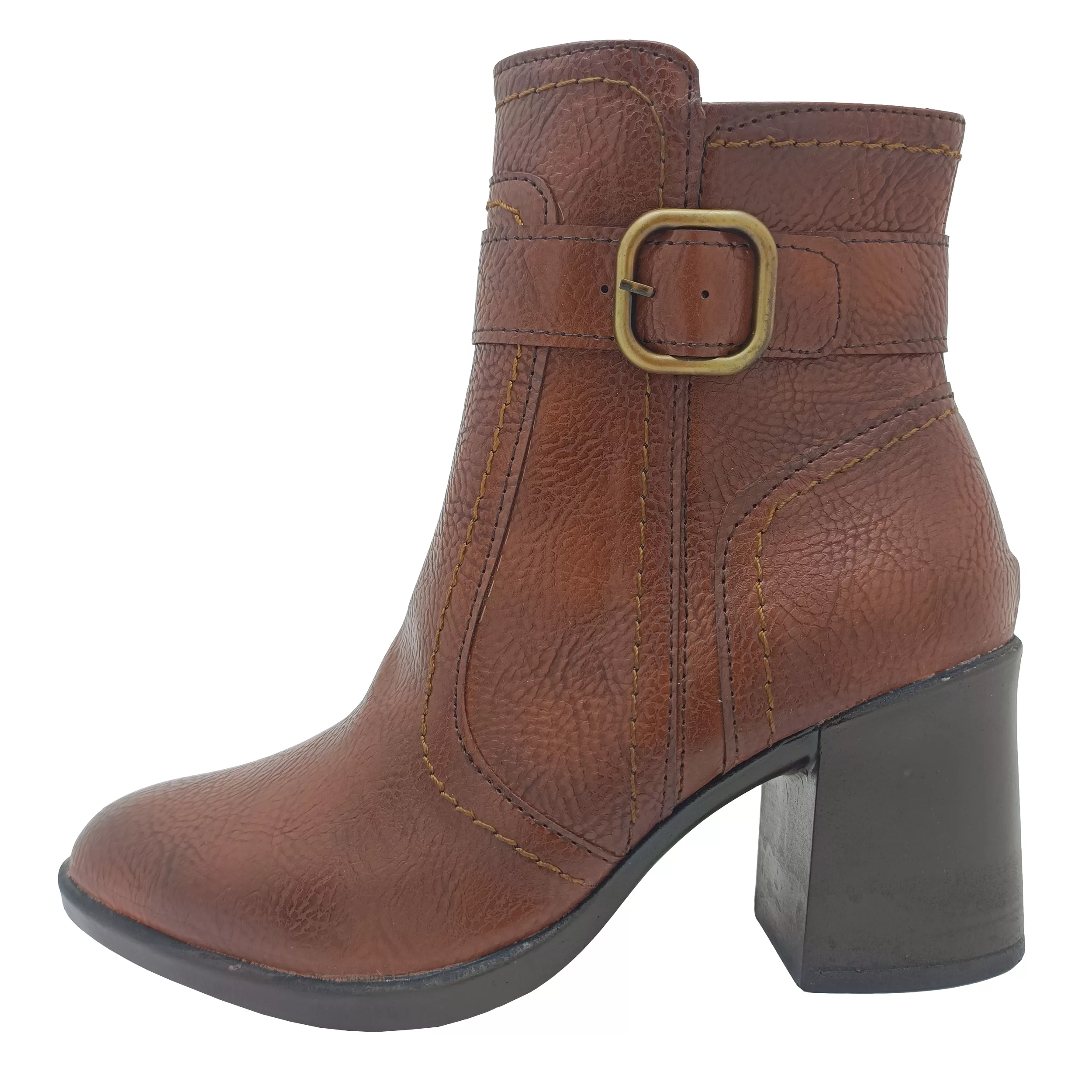 نیم بوت زنانه مدل W 14 رنگ عسلی