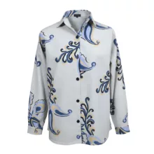 شومیز آستین بلند یقه برگردان زنانه مدل 112530