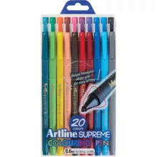 ماژیک رنگ آمیزی آرت لاین مدل DELI بسته 20 عددی