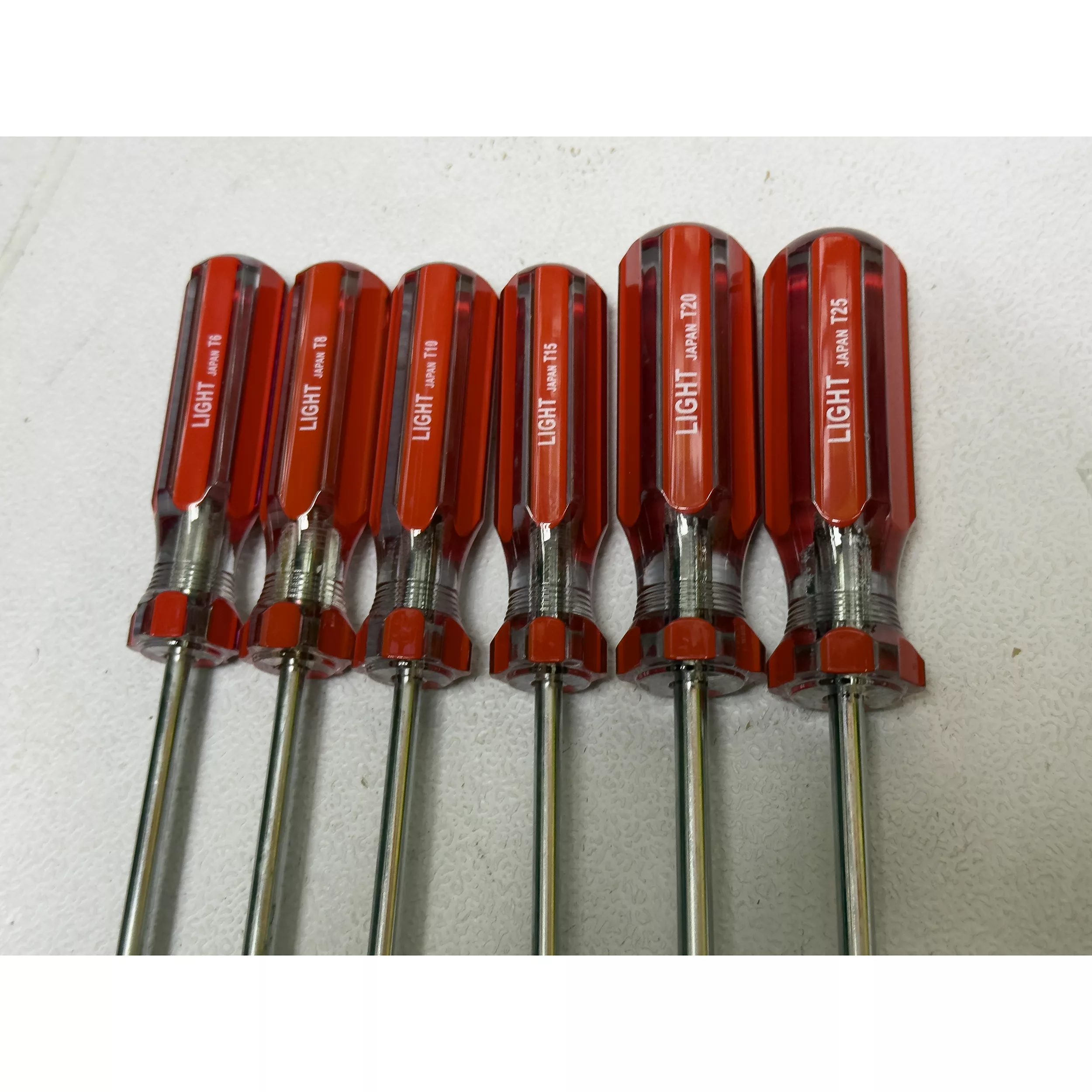 پیچ گوشتی لایت مدل SMT-LIGHT-JAPAN--T6-T25-6cs بسته 6 عددی