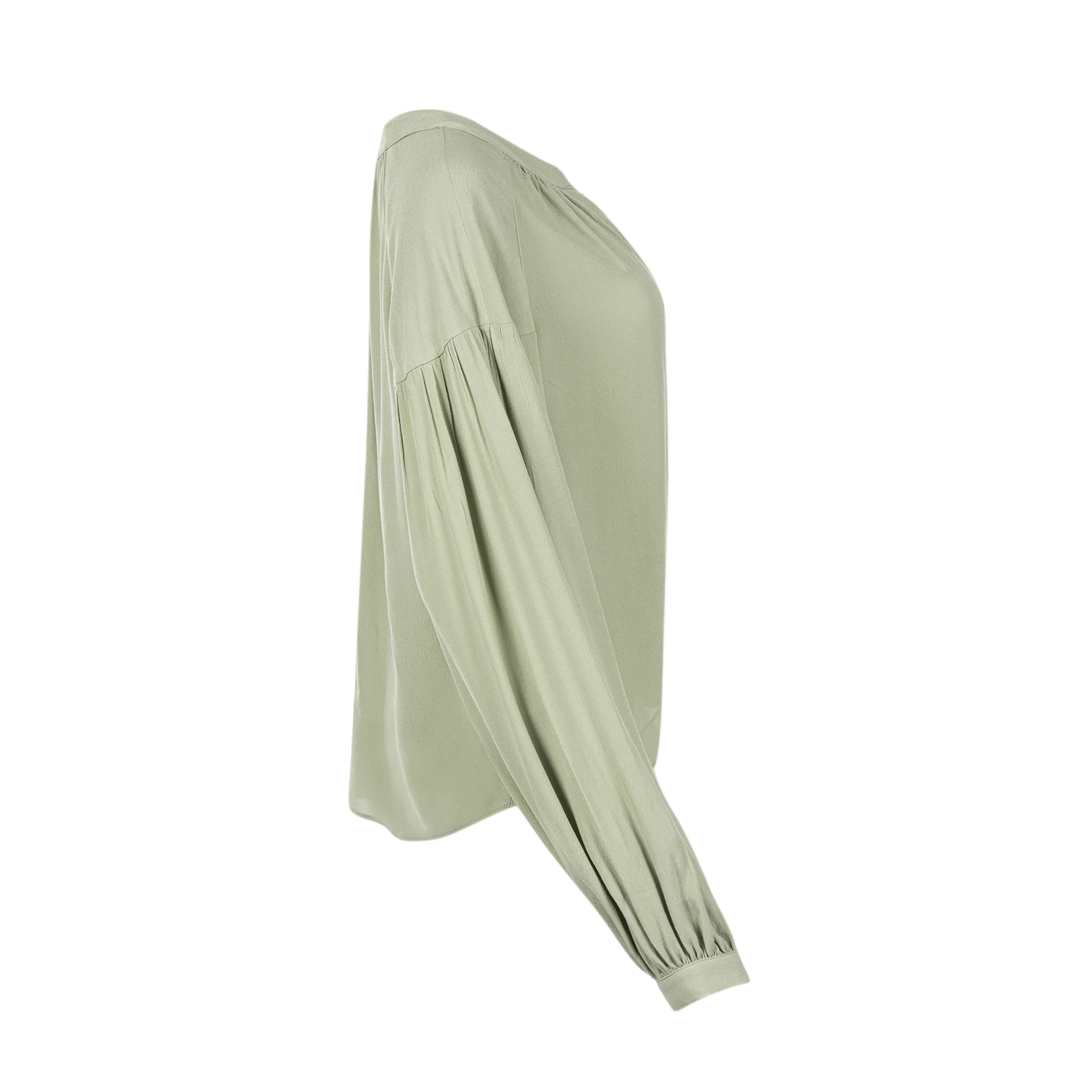 شومیز آستین بلند زنانه سرژه مدل 207352 رنگ سبز