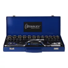 آچار بکس استارلکس مدل SLHO-29S27120C مجموعه 27 عددی