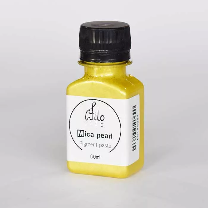 رنگ خمیری رزین اپوکسی فیلو مدل صدفی حجم 60 میلی لیتر بسته 16 عددی