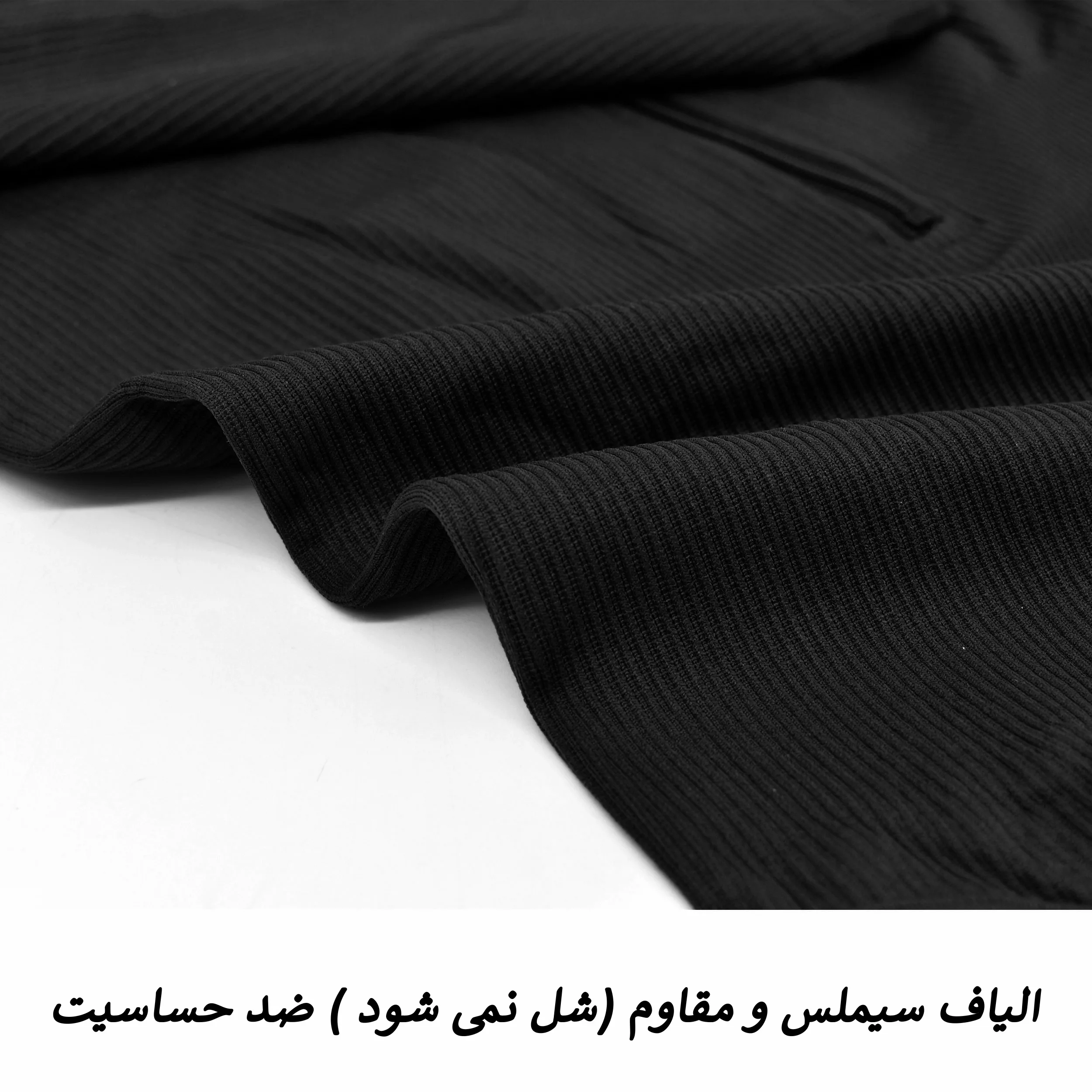 بادی آستین بلند زنانه مدل سیملس کد M5248 رنگ مشکی