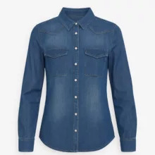 شومیز آستین بلند یقه برگردان زنانه کد 1106