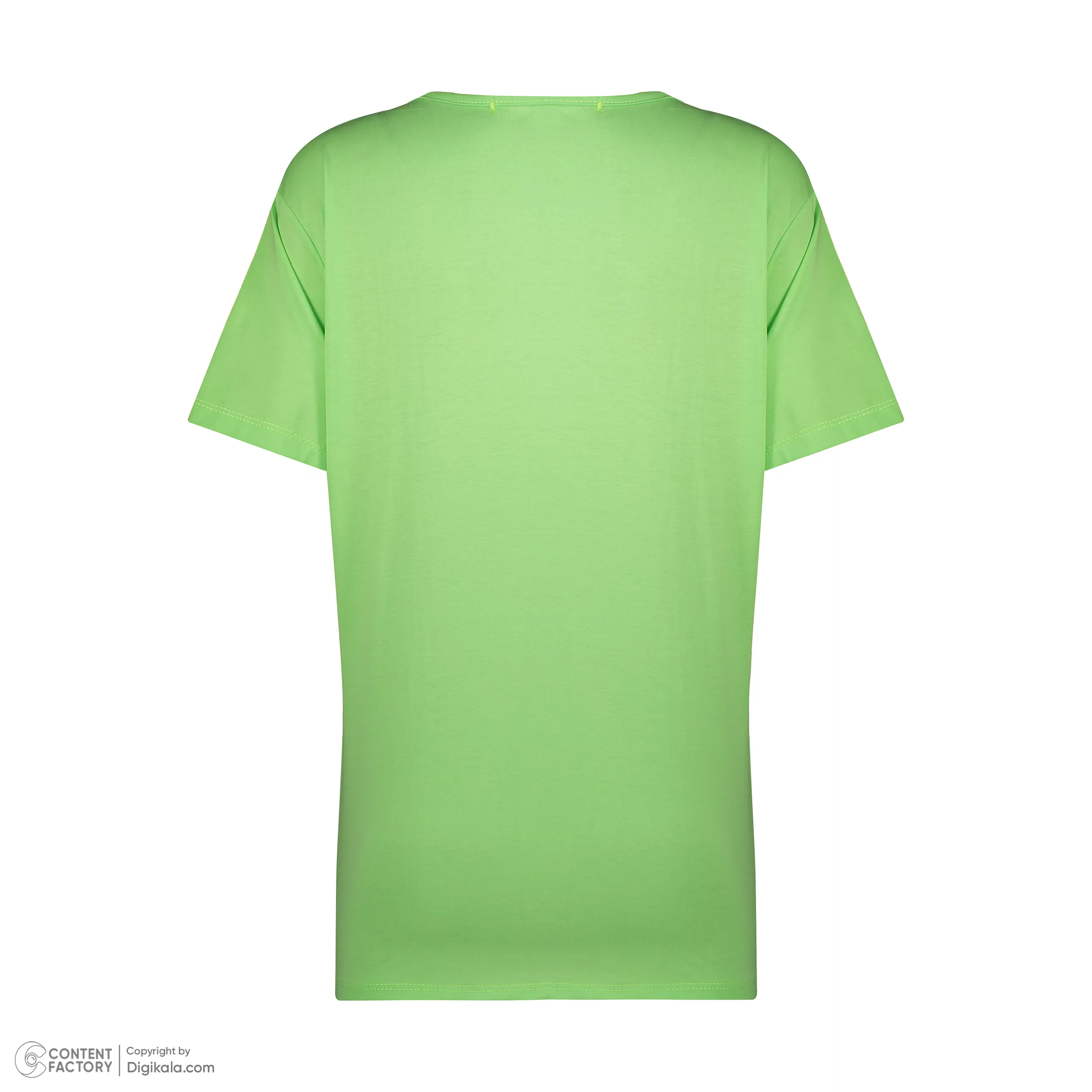 ست تی شرت و شلوارک زنانه مادر مدل Pina رنگ سبز