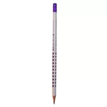 مداد مشکی ام کیو مدل گریپ دار طرح قلب مجموعه 48 عددی