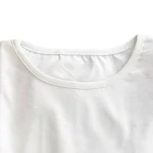 تی شرت لانگ زنانه مدل خورشید رنگ سفید