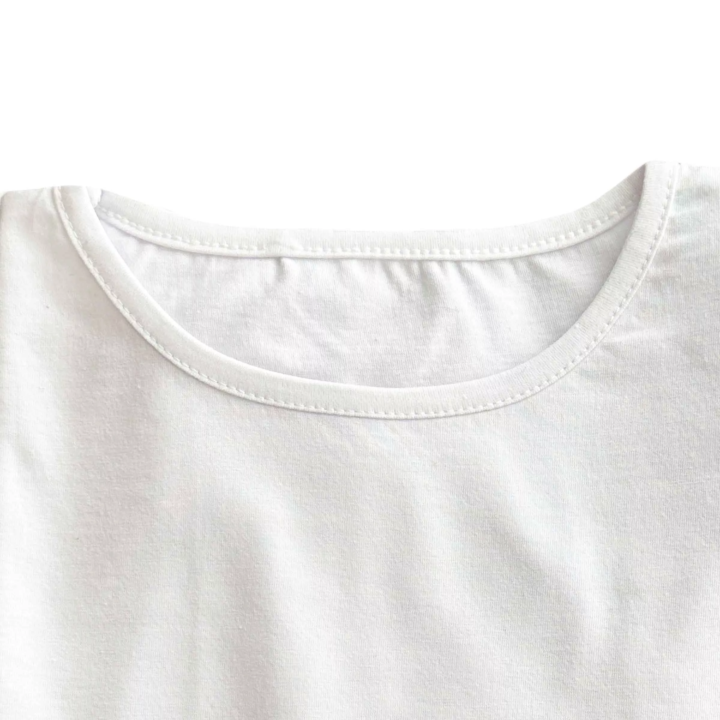 تی شرت لانگ زنانه مدل خورشید رنگ سفید