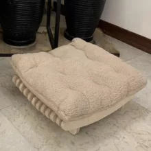 جای خواب سگ و گربه مدل combed به همراه تشک