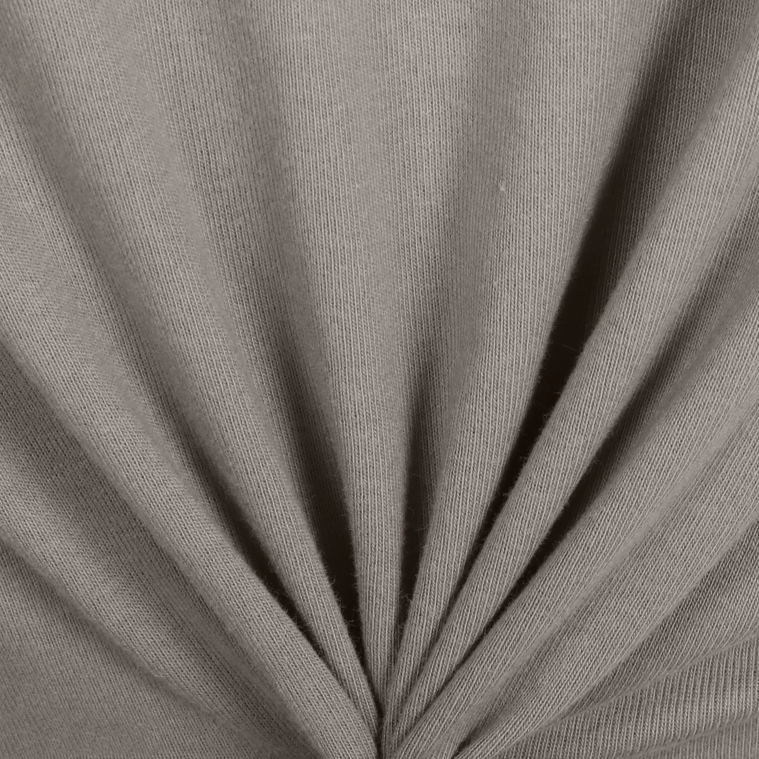 ست کراپ تی شرت و شلوارک زنانه افراتین مدل 6598 رنگ خاکی