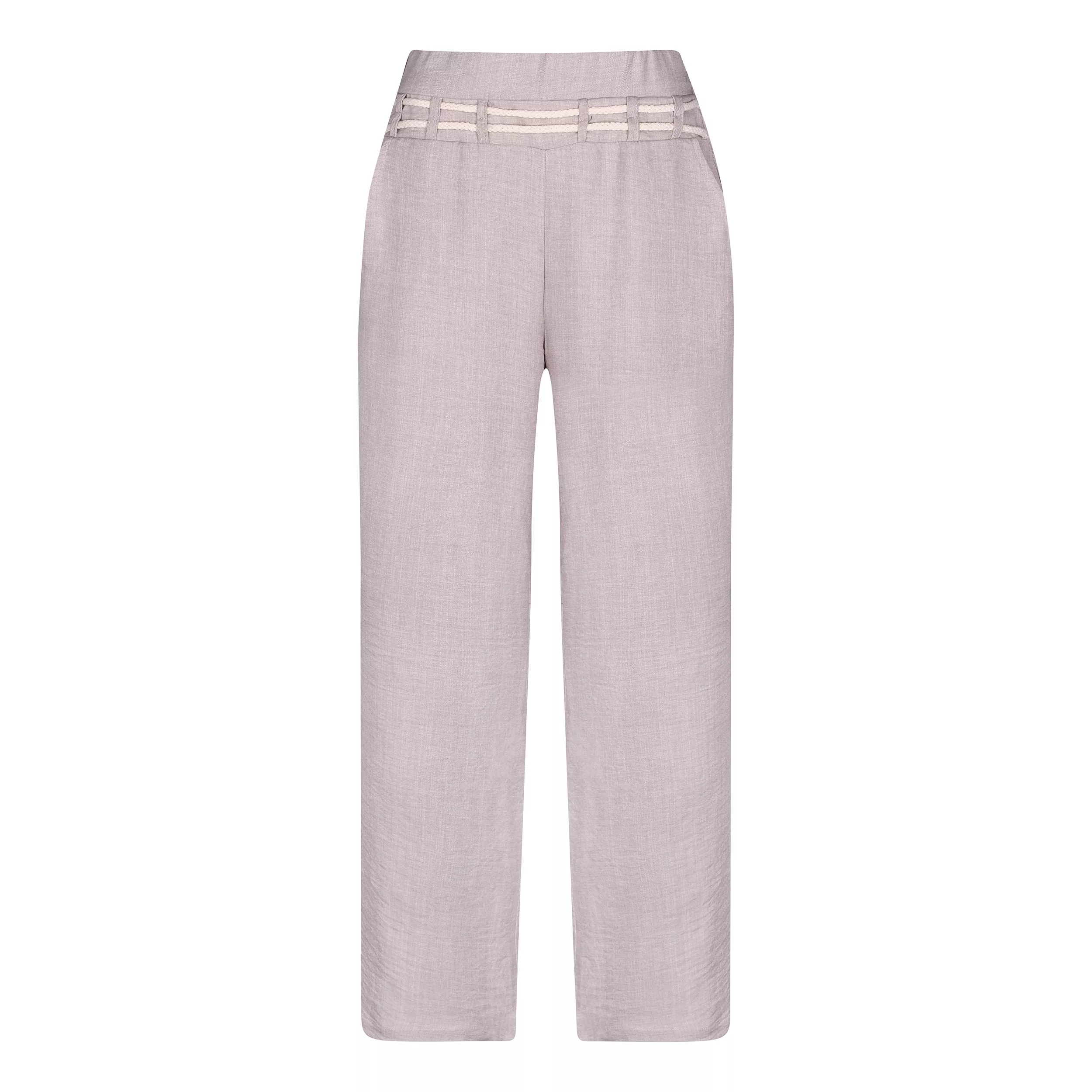 شلوار آزاد زنانه نیزل مدل 638 رنگ کرم