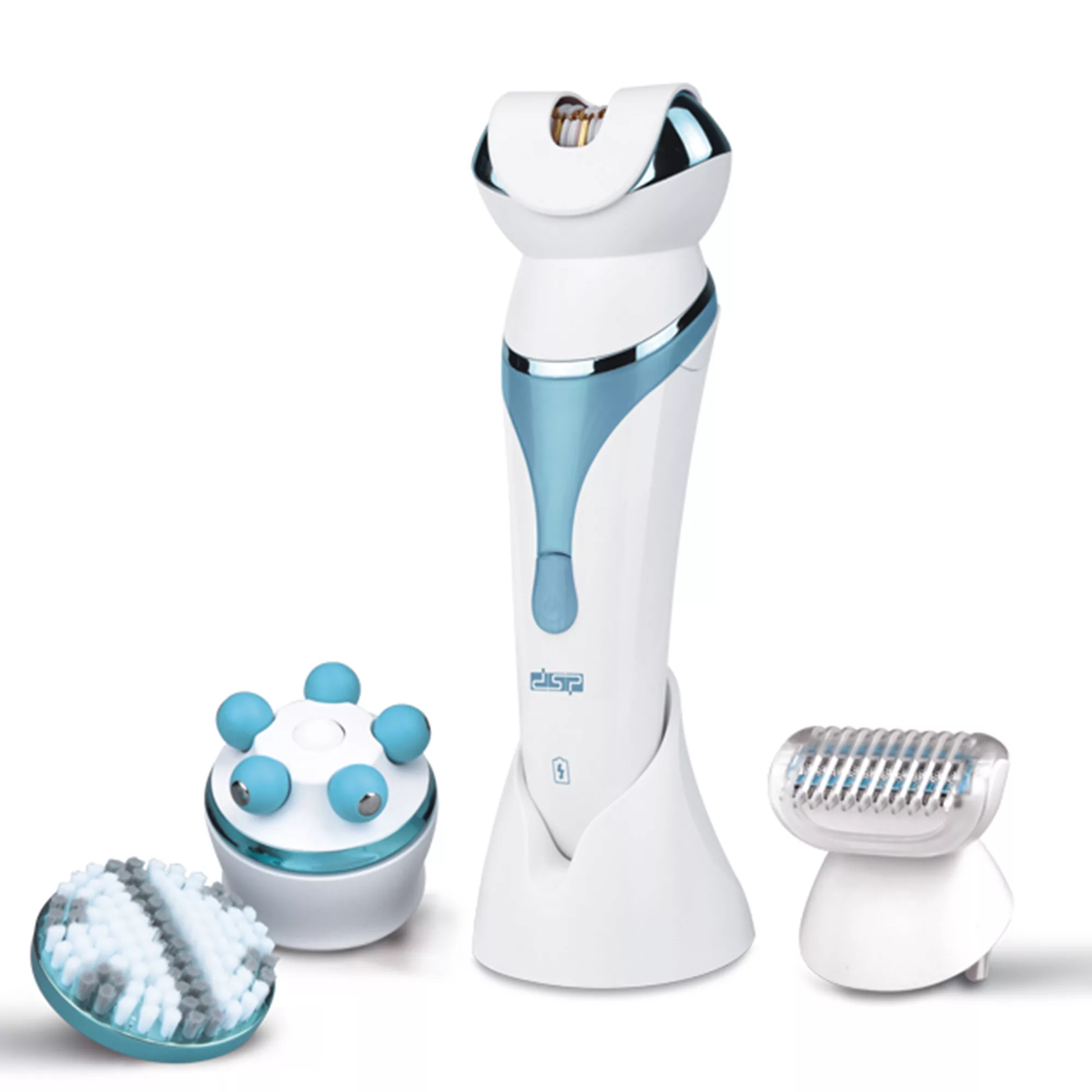 ست اپیلاتور، شیور، ماساژور و فپاک کننده صورت دی اس پی مدل 80012