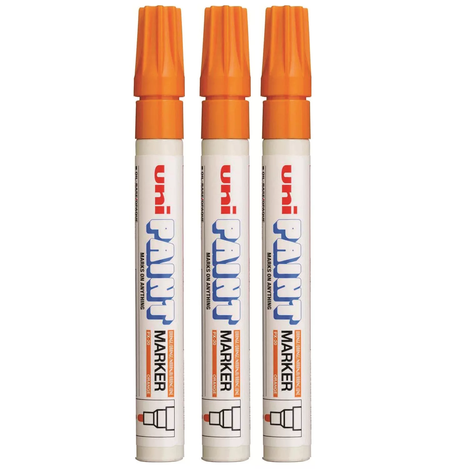 ماژیک چند منظوره یونی بال مدل PX-20 بسته 3 عددی