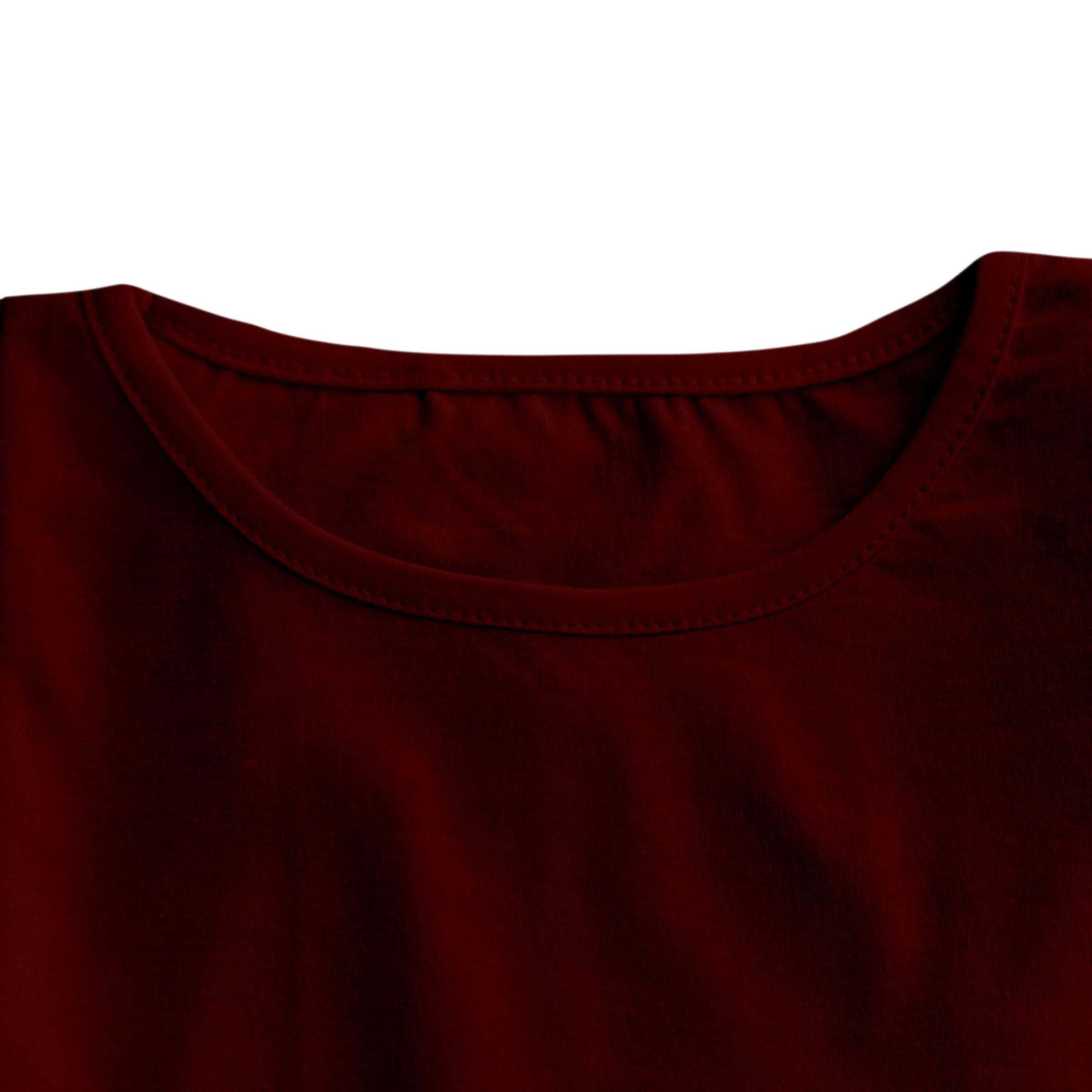 تی شرت لانگ آستین کوتاه  زنانه مدل جغد کد 2 رنگ زرشکی