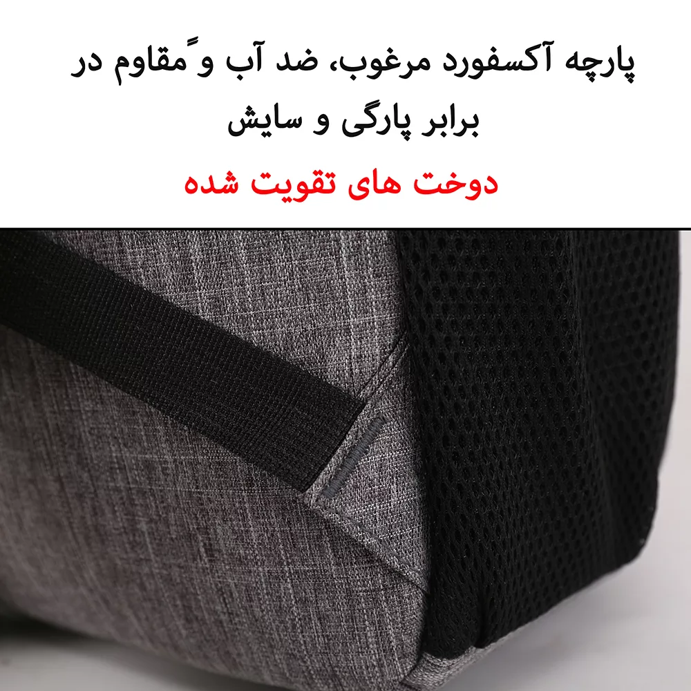 کوله پشتی لپ تاپ کد 082 مناسب برای لپ تاپ 15.6 اینچی